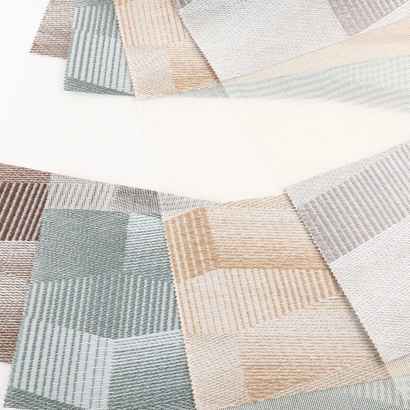 YX010 biuro zaciemniająca żakardowa haftowana tkanina niewidoma Zebra